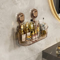 No-Drill Suction Sink Organizer – Premium Wall-Mounted Storage Rack
