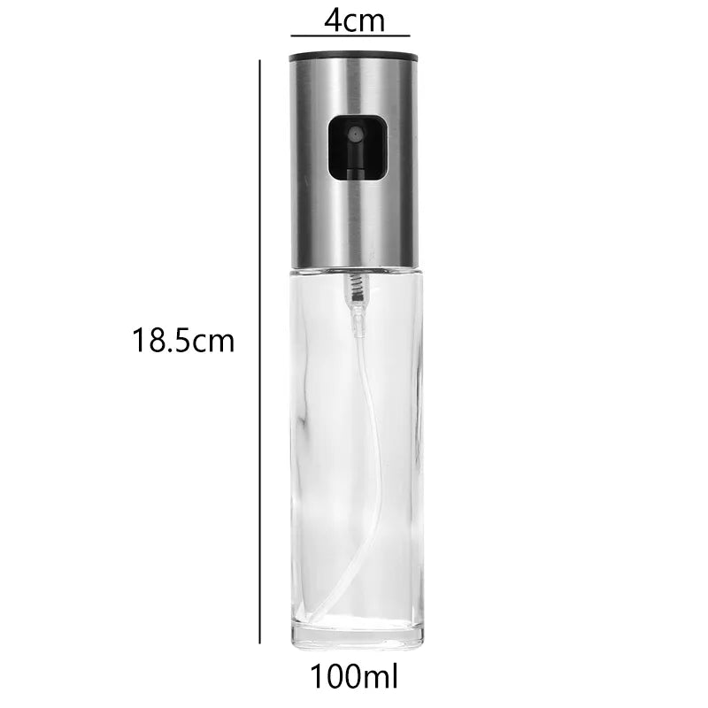 Stainless Steel Oil Spray Bottle – Fine Mist Cooking Sprayer for Olive Oil & Air Fryer